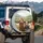 Smiling Dogs Mountain Landscape Journey - Travel Essentials Gift Spare Tire Cover - 3