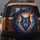 Faceted Wolf Head Glowing Mane Cosmic Vortex - Wildlife Lover Gift Spare Tire Cover - 5