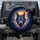 Faceted Wolf Head Glowing Mane Cosmic Vortex - Wildlife Lover Gift Spare Tire Cover - 1