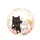 Fluffy Kittens Cherry Blossoms Roses Butterflies - Cat Lover Vehicle Gift Spare Tire Cover - 4