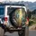 Glowing Iridescent Butterflies Ethereal Floral Forest Path - Wildlife Lover Gift Spare Tire Cover - 3