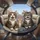 Grimacing Tabby Cats Urban Landscape - Everyday Car Decor for Cat Owners Spare Tire Cover - 6