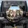 Grimacing Tabby Cats Urban Landscape - Everyday Car Decor for Cat Owners Spare Tire Cover - 1