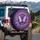 Lavender Butterfly Purple Roses Stars Hearts - Nature Lover Gift Spare Tire Cover - 3