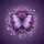 Lavender Butterfly Purple Roses Stars Hearts - Nature Lover Gift Spare Tire Cover - 6
