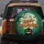 Happy Halloween Moon Bats Jack-O'-Lantern Zombie Hand - Halloween Decor Spare Tire Cover - 5
