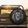 Majestic Lion Head Black Background - Wildlife Lover Gift Spare Tire Cover - 2