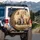 Three Tabby Kittens Vintage Floral Damask Sofa - Cat Lover Home Decor Gift Spare Tire Cover - 3