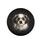 Shih Tzu Puppy White Brown Fur Dark Eyes Black Background - Dog Lover Gift Spare Tire Cover - 4