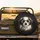 Shih Tzu Puppy White Brown Fur Dark Eyes Black Background - Dog Lover Gift Spare Tire Cover - 2