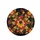 Russian Khokhloma Floral Vine Arrangement - Vehicle Decor Gift for Folk Art Lover Spare Tire Cover - 4