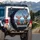Antlered Deer Red Bandana Blue Sunglasses Ocean Ride - Wildlife Lover Gift Spare Tire Cover - 3