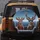 Antlered Deer Red Bandana Blue Sunglasses Ocean Ride - Wildlife Lover Gift Spare Tire Cover - 5