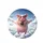 Pink Pig Flying Airplanes Clouds - Travel Lover Adventure Gift for Kids Spare Tire Cover - 4