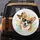 Pembroke Welsh Corgi Dog Heart Sunglasses Monarch Butterfly Watercolor - Dog Lover Gift Spare Tire Cover - 5