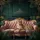Regal Cheetah Velvet Sofa Tropical Leaves Emerald Walls Ornate Trim - Home Decor Gift Spare Tire Cover - 6