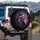 Sharp Angular Faceted Feline Head with Mane - Travel Essentials Wildlife Lover Gift Spare Tire Cover - 3