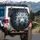 White Tiger Electric Blue Eyes Wildlife Lover Gift Spare Tire Cover - 3