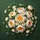 Peonies Daisies Foliage - Botanical Garden Lover Vehicle Decor Gift Spare Tire Cover - 6