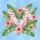 Pink Galah Cockatoos Tropical Hibiscus Flowers Banana Leaves - Bird Lover Gift Spare Tire Cover - 6