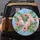 Pink Galah Cockatoos Tropical Hibiscus Flowers Banana Leaves - Bird Lover Gift Spare Tire Cover - 5