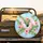 Pink Galah Cockatoos Tropical Hibiscus Flowers Banana Leaves - Bird Lover Gift Spare Tire Cover - 2
