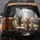 Alpaca Family Modern Vehicle City Skyline - Animal Lover Road Trip Gift Spare Tire Cover - 5