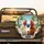 Realistic Chickens Tropical Beach Ocean - Wildlife Lover Gift for Chicken Lover Spare Tire Cover - 2