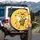Honey Bee Smaller Bees Five-Pointed Stars Field Road Trip Adventure Gear for Bee Lover Spare Tire Cover - 3