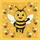 Honey Bee Smaller Bees Five-Pointed Stars Field Road Trip Adventure Gear for Bee Lover Spare Tire Cover - 6