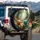Happy Iridescent Snails Enchanted Forest Path Wildflowers - Wildlife Lover Gift Spare Tire Cover - 3