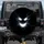 Haunting Digital Monster Face Glowing Eyes Jagged Grin - Horror Fan Gift Spare Tire Cover - 1
