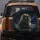 Luminous Black Tiger Golden Butterfly Dark Starry Sky - Wildlife Lover Gift Spare Tire Cover - 5