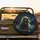 Luminous Black Tiger Golden Butterfly Dark Starry Sky - Wildlife Lover Gift Spare Tire Cover - 2