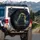 Luminous Black Tiger Golden Butterfly Dark Starry Sky - Wildlife Lover Gift Spare Tire Cover - 3