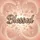 Blessed Script Rose Gold Glitter Peach Pink Black Outline Light Gold - Inspirational Gift Spare Tire Cover - 6
