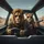 Male Lion Aviator Female Lioness Revolver - Adventure Seeker Gift Spare Tire Cover - 6
