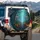 Glowing Jack-o'-Lantern Forest Path - Halloween Party Decor Spare Tire Cover - 3