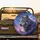 Grey Wolf Golden Eyes Cosmic Sky Stars Moon - Wildlife Lover Gift Spare Tire Cover - 2