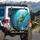 Green Sea Turtle Coral Reef - Wildlife Lover Gift for Ocean Enthusiasts Spare Tire Cover - 3