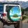 Lush Tropical Island Beach Ocean Seascape - Travel Essentials Gift for Beach Lovers Spare Tire Cover - 3