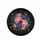 Black Background Lush Peony Dahlia Garden - Home Decor Gift for Floral Lover Spare Tire Cover - 4