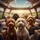 Fluffy Doodle Dogs Outdoor View Scene - Dog Lover Road Trip Gift Spare Tire Cover - 6