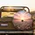 Rustic Picket Fence Wildflower Field Sunset Sky - Farmhouse Decor Gift Spare Tire Cover - 2
