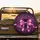 Fuchsia Pink Satin Bow Ribbon Glitter Bokeh Light Particles Sparkling Dust Celebration Gift Spare Tire Cover - 2