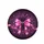 Fuchsia Pink Satin Bow Ribbon Glitter Bokeh Light Particles Sparkling Dust Celebration Gift Spare Tire Cover - 4