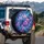 Roses Wisteria Butterflies Celestial Galaxy - Fantasy Lover Gift Spare Tire Cover - 3
