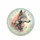 Majestic Wolf Pink Coral Flowers Teal Fur Butterflies Sage Sky - Wildlife Lover Gift Spare Tire Cover - 4