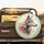 Majestic Wolf Pink Coral Flowers Teal Fur Butterflies Sage Sky - Wildlife Lover Gift Spare Tire Cover - 2