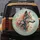 Majestic Wolf Pink Coral Flowers Teal Fur Butterflies Sage Sky - Wildlife Lover Gift Spare Tire Cover - 5